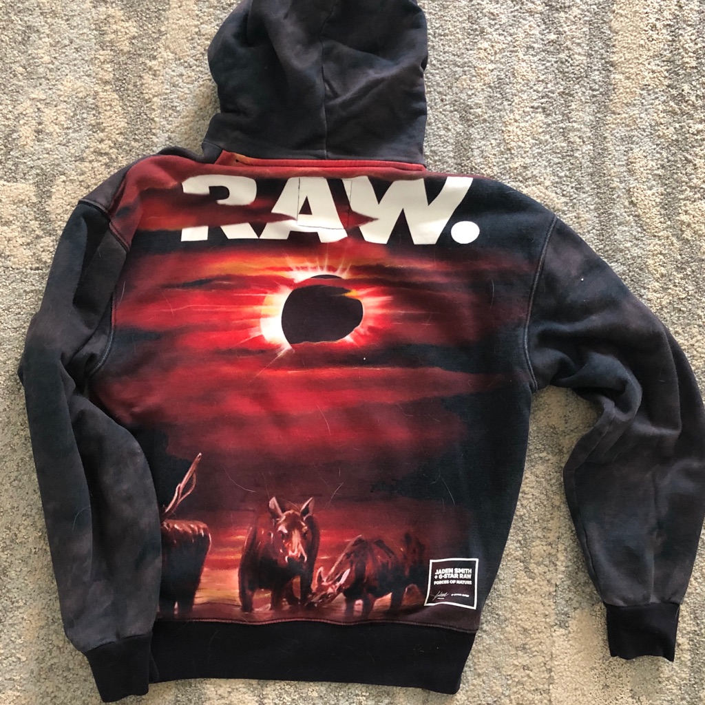 GStar Raw X Jaden Smith Collection  Hoodie Small